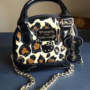 Loungefly Hello Kitty Leopard print purse